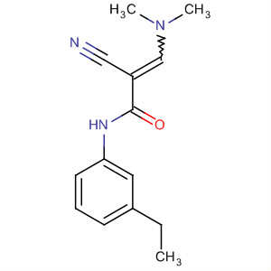 87165-12-6  2-Propenamide, 2-cyano-3-(dimethylamino)-N-(3-ethylphenyl)-
