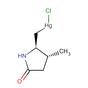 87168-66-9  Mercury, [[(2R,3R)-3-methyl-5-oxo-2-pyrrolidinyl]methyl]chloro-