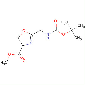 871715-69-4  4-Oxazolecarboxylic acid,2-[[[(1,1-dimethylethoxy)carbonyl]amino]methyl]-4,5-dihydro-, methylester