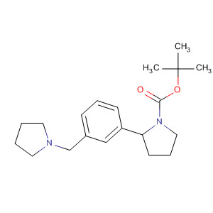 871717-14-5  1-Pyrrolidinecarboxylic acid, 2-[3-(1-pyrrolidinylmethyl)phenyl]-,1,1-dimethylethyl ester
