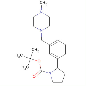 871717-18-9  1-Pyrrolidinecarboxylic acid,2-[3-[(4-methyl-1-piperazinyl)methyl]phenyl]-, 1,1-dimethylethyl ester