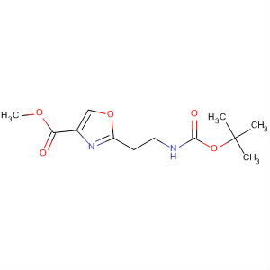 871726-03-3  4-Oxazolecarboxylic acid,2-[2-[[(1,1-dimethylethoxy)carbonyl]amino]ethyl]-, methyl ester