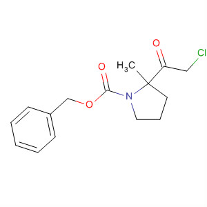 871727-53-6  1-Pyrrolidinecarboxylic acid, 2-(chloroacetyl)-2-methyl-, phenylmethylester