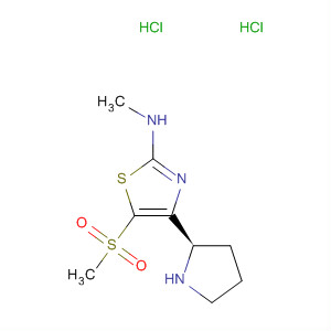 871727-67-2  2-Thiazolamine, N-methyl-5-(methylsulfonyl)-4-(2R)-2-pyrrolidinyl-,dihydrochloride