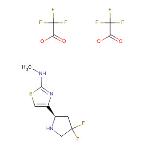 871730-20-0  2-Thiazolamine, 4-[(2R)-4,4-difluoro-2-pyrrolidinyl]-N-methyl-,bis(trifluoroacetate)