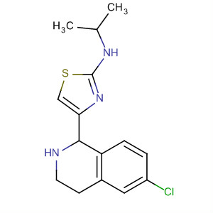 871730-31-3  2-Thiazolamine,4-(6-chloro-1,2,3,4-tetrahydro-1-isoquinolinyl)-N-(1-methylethyl)-