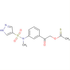 871832 71 2 S 2 3 甲基1H 吡唑 4 基磺酰基氨基 苯基 2 氧代乙基 硫代乙酯 Ethanethioic acid S 2 3 methyl 1H