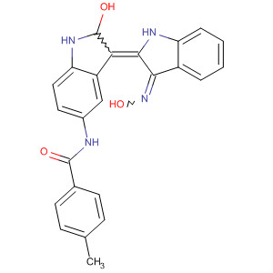 871837-77-3  Benzamide,N-[3-[1,3-dihydro-3-(hydroxyimino)-2H-indol-2-ylidene]-2,3-dihydro-2-oxo-1H-indol-5-yl]-4-methyl-
