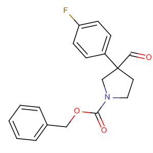 871926-99-7  1-Pyrrolidinecarboxylic acid, 3-(4-fluorophenyl)-3-formyl-, phenylmethylester