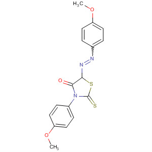 871982-47-7  4-Thiazolidinone,3-(4-methoxyphenyl)-5-[(4-methoxyphenyl)azo]-2-thioxo-