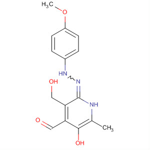 872034-09-8  4-Pyridinecarboxaldehyde, 3-hydroxy-5-(hydroxymethyl)-2-methyl-,(4-methoxyphenyl)hydrazone