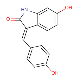 872088-45-4  2H-Indol-2-one, 1,3-dihydro-6-hydroxy-3-[(4-hydroxyphenyl)methylene]-,(3E)-