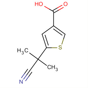 872091-99-1  3-Thiophenecarboxylic acid, 5-(1-cyano-1-methylethyl)-