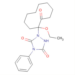 872311-75-6  1,2,4-Triazolidine-3,5-dione, 1-(1-ethoxy-2-oxocyclodecyl)-4-phenyl-