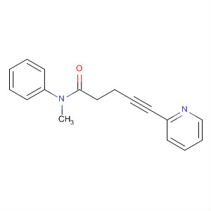 872361-78-9  4-Pentynamide, N-methyl-N-phenyl-5-(2-pyridinyl)- 872361-78-9  4-Pentynamide, N-methyl-N-phenyl-5-(2-pyridinyl)-