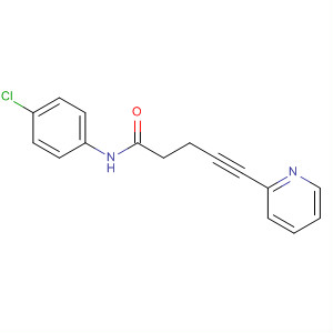 872368-50-8  4-Pentynamide, N-(4-chlorophenyl)-5-(2-pyridinyl)- 872368-50-8  4-Pentynamide, N-(4-chlorophenyl)-5-(2-pyridinyl)-
