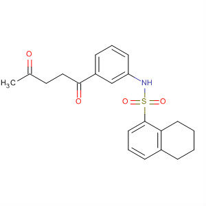 872372-60-6  1-Naphthalenesulfonamide,N-[3-(1,4-dioxopentyl)phenyl]-5,6,7,8-tetrahydro-