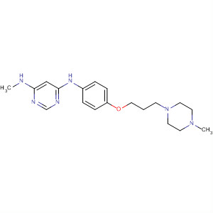 872511-37-0  4,6-Pyrimidinediamine,N-methyl-N'-[4-[3-(4-methyl-1-piperazinyl)propoxy]phenyl]-