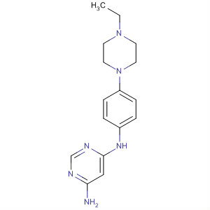 872511-66-5  4,6-Pyrimidinediamine, N-[4-(4-ethyl-1-piperazinyl)phenyl]-