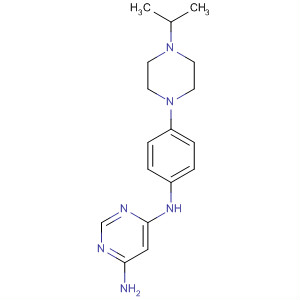 872512-87-3  4,6-Pyrimidinediamine, N-[4-[4-(1-methylethyl)-1-piperazinyl]phenyl]-