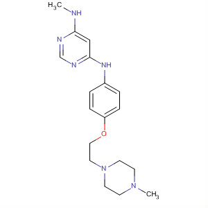 872512-89-5  4,6-Pyrimidinediamine,N-methyl-N'-[4-[2-(4-methyl-1-piperazinyl)ethoxy]phenyl]-