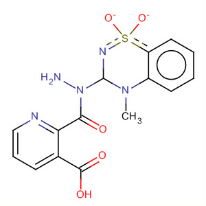 872537-13-8  3-Pyridinecarboxylic acid,2-(4-methyl-1,1-dioxido-4H-1,2,4-benzothiadiazin-3-yl)hydrazide