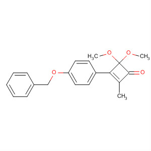 872551-28-5  2-Cyclobuten-1-one,4,4-dimethoxy-2-methyl-3-[4-(phenylmethoxy)phenyl]-