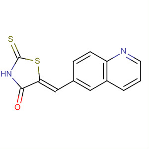 872573-95-0  4-Thiazolidinone, 5-(6-quinolinylmethylene)-2-thioxo-, (5Z)-