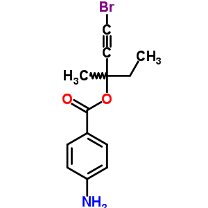 100380-45-8  3-bromo-1-ethyl-1-methylprop-2-yn-1-yl 4-aminobenzoate