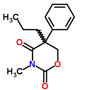 100718-51-2  3-methyl-5-phenyl-5-propyl-1,3-oxazinane-2,4-dione 100718-51-2  3-methyl-5-phenyl-5-propyl-1,3-oxazinane-2,4-dione