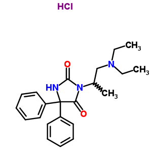 101564-65-2  3-[2-(diethylamino)-1-methylethyl]-5,5-diphenylimidazolidine-2,4-dione hydrochloride