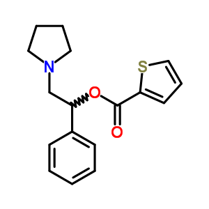 101584-77-4  1-phenyl-2-pyrrolidin-1-ylethyl thiophene-2-carboxylate