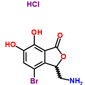 101976-16-3  3-(aminomethyl)-4-bromo-6,7-dihydroxy-2-benzofuran-1(3H)-one hydrochloride