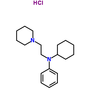 102071-04-5  N-cyclohexyl-N-(2-piperidin-1-ylethyl)aniline hydrochloride