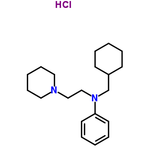 102071-08-9  N-(cyclohexylmethyl)-N-(2-piperidin-1-ylethyl)aniline hydrochloride