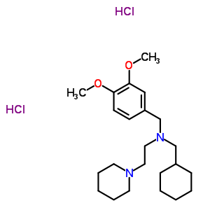 102071-11-4  N-(cyclohexylmethyl)-N-(3,4-dimethoxybenzyl)-2-piperidin-1-ylethanamine dihydrochloride
