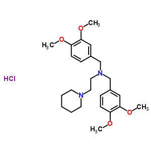 102071-27-2  N,N-bis(3,4-dimethoxybenzyl)-2-piperidin-1-ylethanamine hydrochloride
