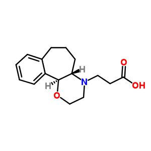 105124-62-7  3-[(4aS,11bS)-2,3,5,6,7,11b-hexahydrobenzo[6,7]cyclohepta[1,2-b][1,4]oxazin-4(4aH)-yl]propanoic acid