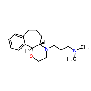 105124-71-8  3-[(4aS,11bS)-2,3,5,6,7,11b-hexahydrobenzo[6,7]cyclohepta[1,2-b][1,4]oxazin-4(4aH)-yl]-N,N-dimethylpropan-1-amine