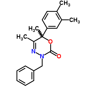 105889-12-1  3-benzyl-6-(3,4-dimethylphenyl)-5,6-dimethyl-3,6-dihydro-2H-1,3,4-oxadiazin-2-one