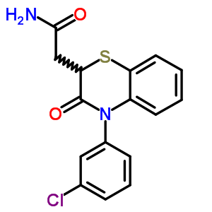 106691-40-1  2-[4-(3-chlorophenyl)-3-oxo-3,4-dihydro-2H-1,4-benzothiazin-2-yl]acetamide