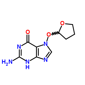 107550-39-0  2-amino-7-(tetrahydrofuran-2-yloxy)-3,7-dihydro-6H-purin-6-one