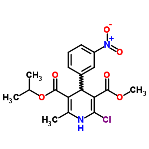 107610-52-6  3-methyl 5-(1-methylethyl) 2-chloro-6-methyl-4-(3-nitrophenyl)-1,4-dihydropyridine-3,5-dicarboxylate 107610-52-6  3-methyl 5-(1-methylethyl) 2-chloro-6-methyl-4-(3-nitrophenyl)-1,4-dihydropyridine-3,5-dicarboxylate