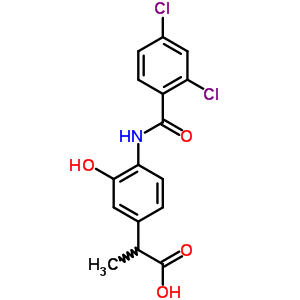 109790-34-3  2-(4-{[(2,4-dichlorophenyl)carbonyl]amino}-3-hydroxyphenyl)propanoic acid