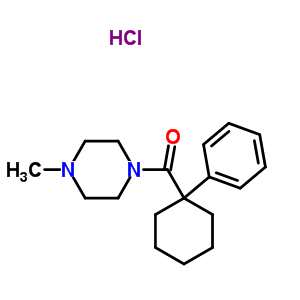 110180-11-5  1-methyl-4-[(1-phenylcyclohexyl)carbonyl]piperazine hydrochloride