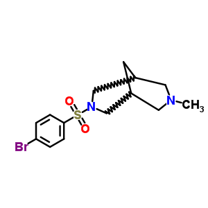 120482-76-0  3-[(4-bromophenyl)sulfonyl]-7-methyl-3,7-diazabicyclo[3.3.1]nonane