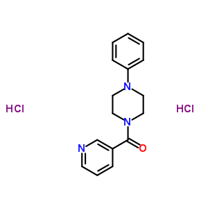 120873-11-2  1-phenyl-4-(pyridin-3-ylcarbonyl)piperazine dihydrochloride