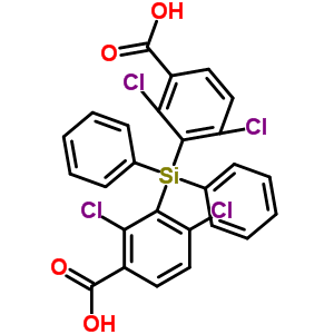 129459-81-0  3,3'-(diphenylsilanediyl)bis(2,4-dichlorobenzoic acid)