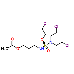 78218-89-0  3-({[bis(2-chloroethyl)amino](2-chloroethoxy)phosphoryl}amino)propyl acetate