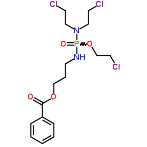 78218-90-3  3-({[bis(2-chloroethyl)amino](2-chloroethoxy)phosphoryl}amino)propyl benzoate